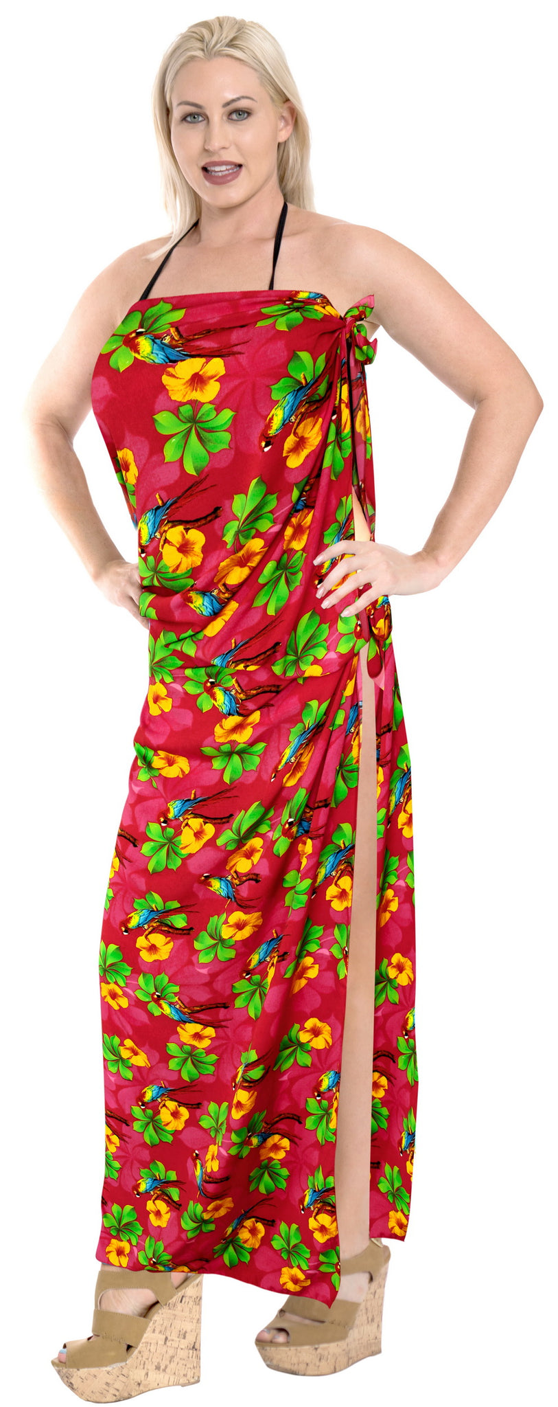 LA LEELA Women's Plus Size Sarong Swimsuit Cover Up Beach Wrap Skirt Full Long LA LEELA Women's Plus Size Sarong Swimsuit Cover Up Beach Wrap Skirt Full Long