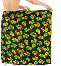Load image into Gallery viewer, LA LEELA Light Digital Swimsuit Tie Wrap Pareo Men&#39;s Beach 78&quot;X39&quot; Blue 7129 906432