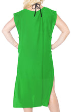 Load image into Gallery viewer, La Leela Rayon Tie Dye Bikini Swimwear Swimsuit Beach Cover up Blouse Kimono Pur