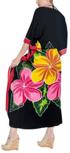 Load image into Gallery viewer, la-leela-lounge-rayon-printed-long-caftan-swimwear-dress-black_1414-osfm-12-20w-l-2x