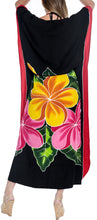 Load image into Gallery viewer, la-leela-lounge-rayon-printed-long-caftan-swimwear-dress-black_1414-osfm-12-20w-l-2x