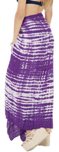 Load image into Gallery viewer, la-leela-rayon-beach-pareo-sarong-bikini-cover-up-tie-dye-78x43-purple_7128