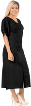 Load image into Gallery viewer, La Leela Long Button Swimwear Swimsuit Long MAXI Beach Dresss Bikini Cover up