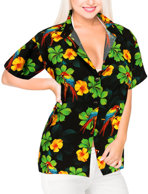 la-leela-womens-beach-casual-hawaiian-blouse-short-sleeve-button-down-shirt-multicolor-drt153