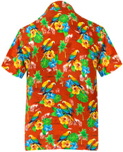 Load image into Gallery viewer, la-leela-mens-aloha-hawaiian-shirt-short-sleeve-button-down-casual-beach-party-drt154