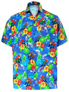 la-leela-mens-aloha-hawaiian-shirt-short-sleeve-button-down-casual-beach-party-drt154-blue