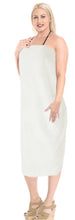 Load image into Gallery viewer, La Leela Women&#39;s Hawaiian Bikini Beach Wrap Sheer Sarong Swimming Bathing suit Beachwear Swim Dress Pareo Cover up Long 78&quot;X42&quot;  Beige 906860