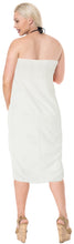 Load image into Gallery viewer, La Leela Women&#39;s Hawaiian Bikini Beach Wrap Sheer Sarong Swimming Bathing suit Beachwear Swim Dress Pareo Cover up Long 78&quot;X42&quot;  Beige 906860