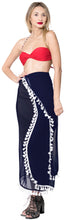Cargar imagen en el visor de la galería, LA LEELA Women&#39;s Swimsuit Cover Up Beach Wrap Skirt Hawaii Sarongs Full Long