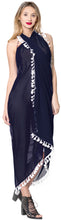 Cargar imagen en el visor de la galería, LA LEELA Women&#39;s Swimsuit Cover Up Beach Wrap Skirt Hawaii Sarongs Full Long