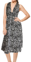 Load image into Gallery viewer, LA LEELA Women&#39;s Beach Kaftan Dress Cover Up for Swimwear US 8-16W Black_B297