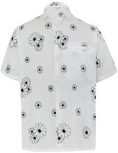 Load image into Gallery viewer, la-leela-mens-beach-hawaiian-casual-aloha-button-down-short-sleeve-shirt-Ghost White_W868