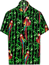 Load image into Gallery viewer, la-leela-shirt-casual-button-down-short-sleeve-beach-shirt-men-aloha-pocket-Shirt-Halloween Black_W416