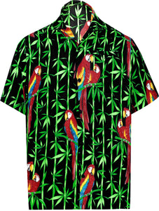 la-leela-shirt-casual-button-down-short-sleeve-beach-shirt-men-aloha-pocket-Shirt-Halloween Black_W416
