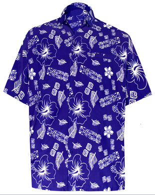 la-leela-shirt-casual-button-down-short-sleeve-beach-shirt-men-aloha-pocket-Blue_W393