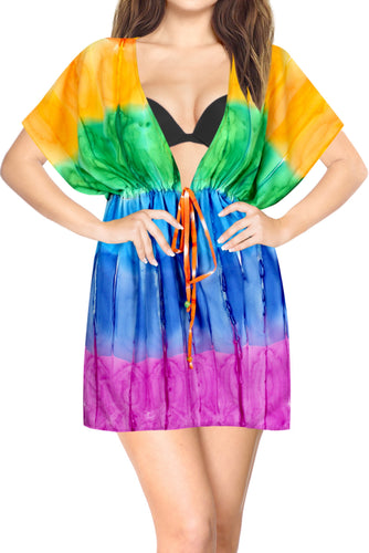 la-leela-cotton-tie_dye-short-caftan-vacation-dress-Pink_B109