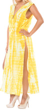 Load image into Gallery viewer, La Leela Short Kimono Cotton Women Bikini Swimwear Swimsuit Cover up blouse Gree