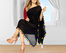 Load image into Gallery viewer, La Leela Chiffon Open Sides Swimwear Beachwear Bikini Swimsuit Sheer Cover up Pi