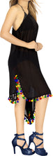 Load image into Gallery viewer, La Leela Chiffon Open Sides Swimwear Beachwear Bikini Swimsuit Sheer Cover up Pi