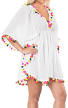 Load image into Gallery viewer, la-leela-chiffon-solid-casual-women-cover-up-osfm-8-16-m-1x-white_650-white_b47