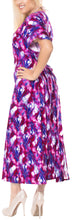 Load image into Gallery viewer, LA LEELA Kimono Beach Women&#39;s  Swimwear Swimsuit Bikini Cover up Blouse Pink