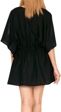 Load image into Gallery viewer, LA LEELA Kimono Beach Women&#39;s  Swimwear Swimsuit Bikini Cover up Blouse 21_PV_Bl