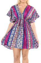 Load image into Gallery viewer, LA LEELA Kimono Beach Women&#39;s  Swimwear Swimsuit Bikini Cover up Blouse Pink