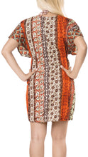 Load image into Gallery viewer, LA LEELA Kimono Beach Women&#39;s  Swimwear Swimsuit Bikini Cover up Blouse Brown