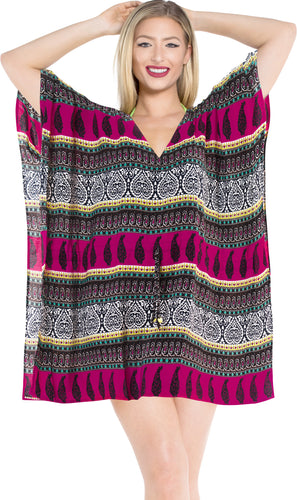 la-leela-bikni-swimwear-soft-fabric-printed-beachwear-loose-cover-up-OSFM 16-28W [XL- 4X]-Pink_A776