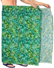 Load image into Gallery viewer, LA LEELA Men&#39;s Sarong Swimsuit Cover Up Summer Beach Wrap One Size Green_A768