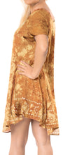 Load image into Gallery viewer, la-leela-tie-dye-beachwear-kaftan-loose-long-top-osfm-14-20w-l-2x-brown_a625-brown_a625