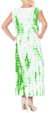 Load image into Gallery viewer, LA LEELA Women&#39;s Cotton Bikini Beachwear Cover Up Tie Dye Long Length Armscye Sl