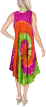 Load image into Gallery viewer, la-leela-rayon-tie-dye-tie-dye-cruise-caftan-long-women-pink-504-one-size-pink_a559