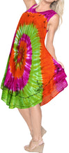 Load image into Gallery viewer, la-leela-rayon-tie-dye-tie-dye-cruise-caftan-long-women-pink-504-one-size-pink_a559