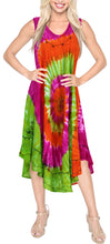Load image into Gallery viewer, la-leela-rayon-tie-dye-tie-dye-cruise-caftan-long-women-pink-504-one-size-pink_a559