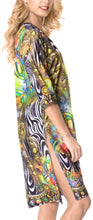 Load image into Gallery viewer, LA LEELA Digital Blouse Cover Ups Women OSFM 20W-28W [2X- 4X] Multicolor_6639