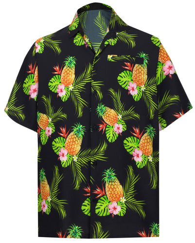 la-leela-shirt-casual-button-down-short-sleeve-beach-shirt-men-aloha-pocket-Shirt-Halloween Black_W608