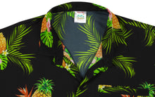 Load image into Gallery viewer, la-leela-shirt-casual-button-down-short-sleeve-beach-shirt-men-aloha-pocket-Shirt-Halloween Black_W608