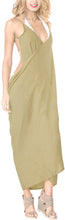 Load image into Gallery viewer, la-leela-rayon-scarf-deal-dress-bikini-wrap-sarong-solid-70x34-mustard_7189
