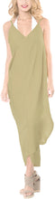 Load image into Gallery viewer, la-leela-rayon-women-swimwear-wrap-pareo-long-sarong-solid-78x34-mustard_7200