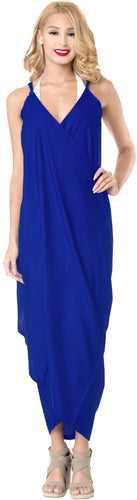 La Leela Beach Women'S Rayon Swimsuit Slit Long Sarong 78