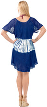 Load image into Gallery viewer, LA LEELA Girls Rayon Short Dress Navy Blue US: 14 (L) THRU Plus Size 20W (2X)