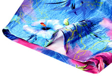 Load image into Gallery viewer, la-leela-shirt-casual-button-down-short-sleeve-beach-shirt-men-aloha-pocket-Blue_6027