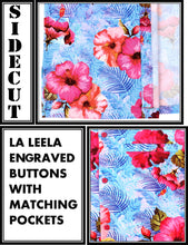 Load image into Gallery viewer, la-leela-shirt-casual-button-down-short-sleeve-beach-shirt-men-aloha-pocket-Shirt-Blue_W616