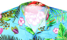 Load image into Gallery viewer, la-leela-shirt-casual-button-down-short-sleeve-beach-shirt-men-aloha-pocket-Shirt-Blue_6035