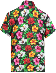 la-leela-shirt-casual-button-down-short-sleeve-beach-shirt-men-aloha-pocket-Shirt-Halloween Black_AA8