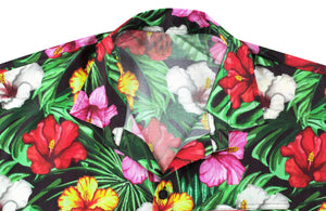 la-leela-shirt-casual-button-down-short-sleeve-beach-shirt-men-aloha-pocket-Shirt-Halloween Black_AA8