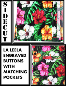 la-leela-shirt-casual-button-down-short-sleeve-beach-shirt-men-aloha-pocket-Shirt-Halloween Black_AA8