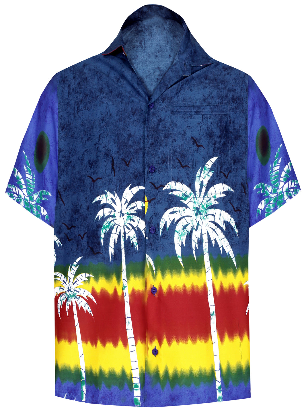 la-leela-shirt-casual-button-down-short-sleeve-beach-shirt-men-aloha-pocket-Shirt-Bright Blue_AA107