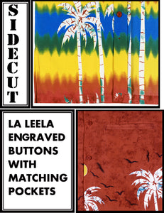 la-leela-shirt-casual-button-down-short-sleeve-beach-shirt-men-aloha-pocket-Blood Red_AA108